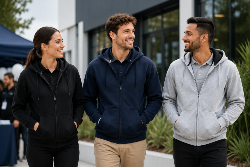 Zip Hoodies For Teams, Staff & Events