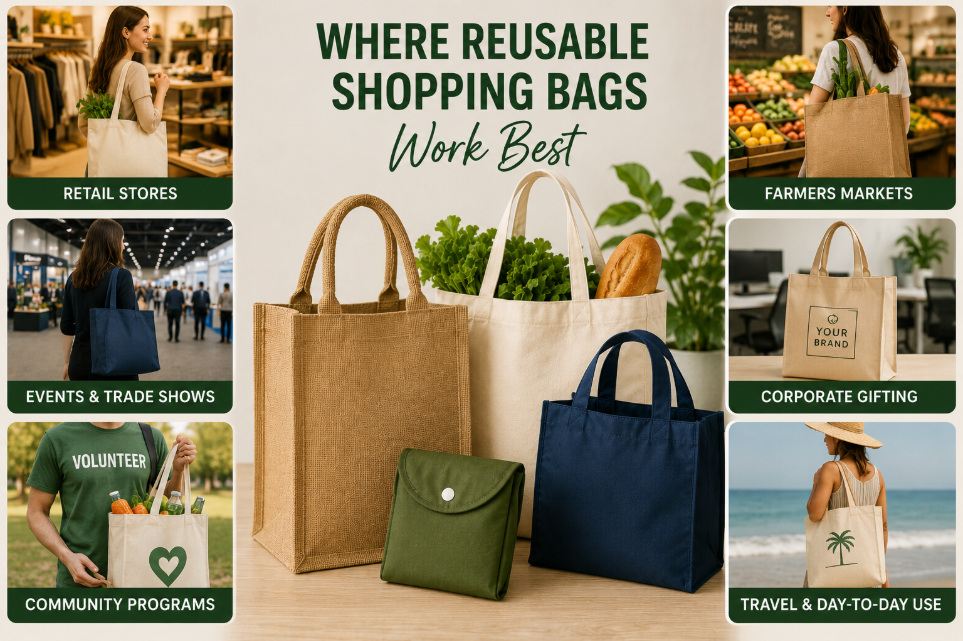 Where Reusable Shopping Bags Work Best