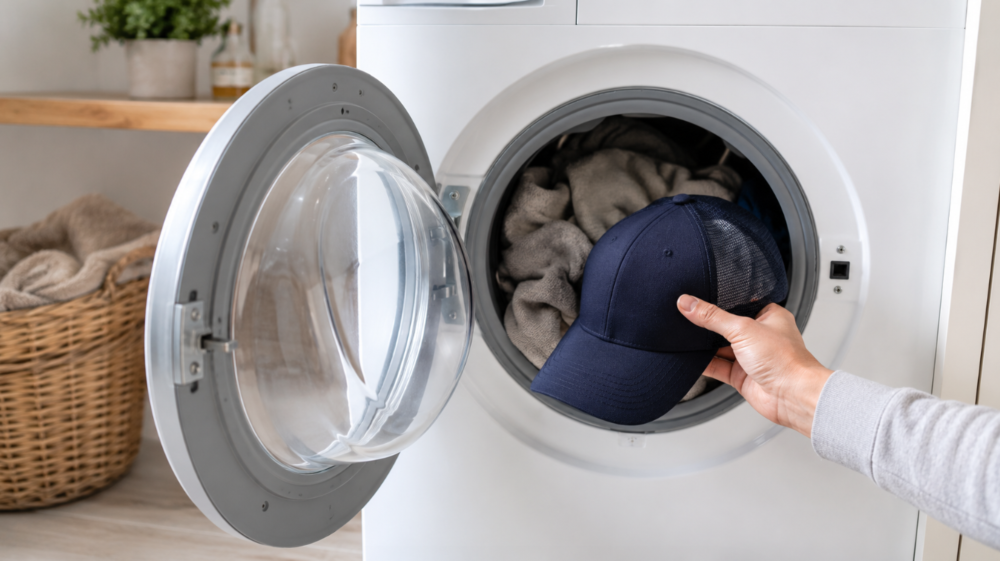 Can You Put A Cap In The Washing Machine?