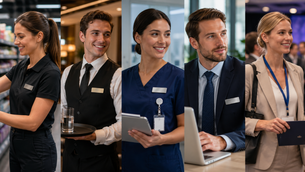 Choosing The Right Magnetic Name Badge For Your Industry