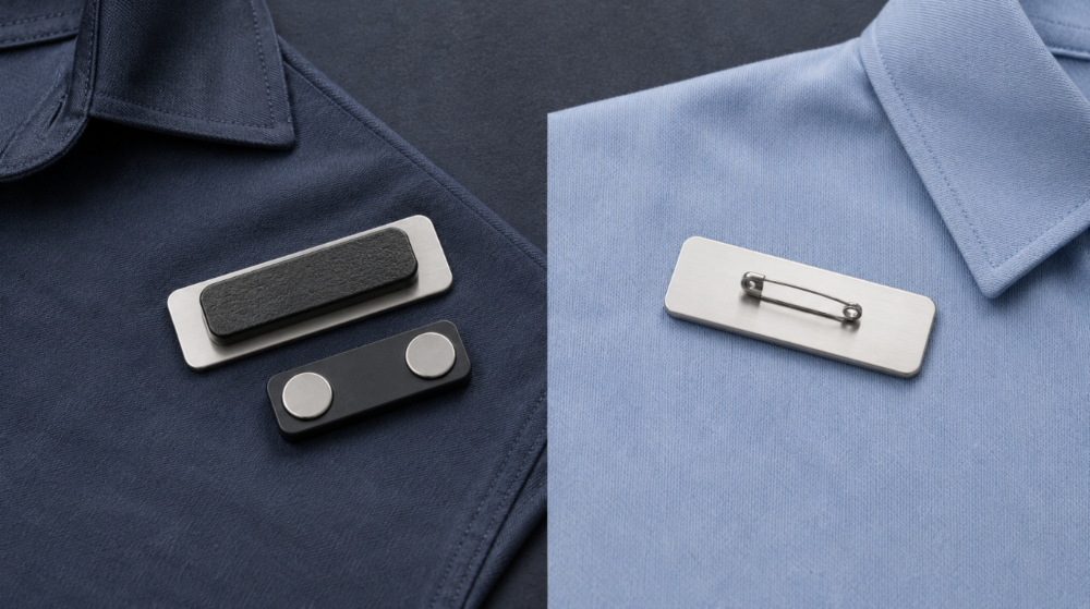 Magnetic Name Badges Vs Pin Badges