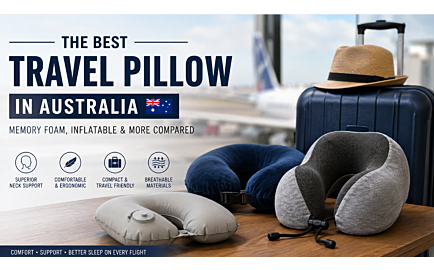 Best Travel Pillows in Australia: Memory Foam, Inflatable & More Compared 