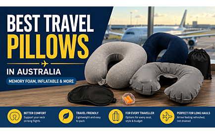 Best Travel Pillows in Australia: Memory Foam, Inflatable & More