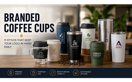 11 Branded Coffee Cups That Keep Your Logo in Hand Daily 