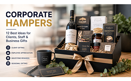 Corporate Hampers: 12 Best Ideas for Clients, Staff & Business Gifts