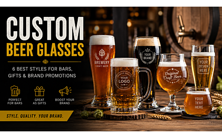 Custom Beer Glasses: 6 Best Styles for Bars, Gifts & Brands 
