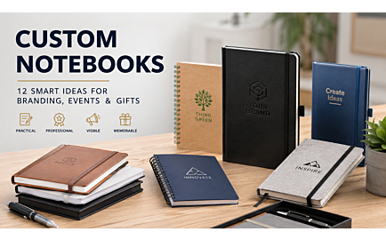 Custom Notebooks: 12 Smart Ideas for Branding, Events & Gifts