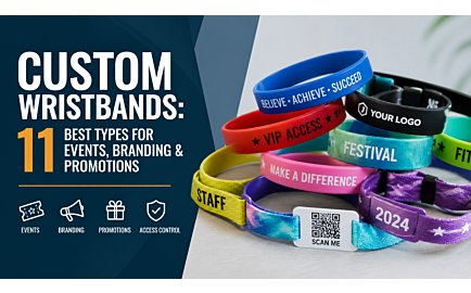 Custom Wristbands: 11 Best Types for Events, Branding & Promotions