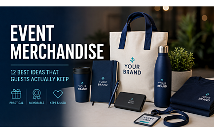 Event Merchandise: 12 Best Ideas That Guests Actually Keep