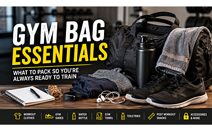 Gym Bag Essentials: What to Pack So You're Always Ready to Train
