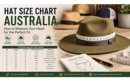 Hat Size Chart Australia: How to Measure Your Head for the Perfect Fit 