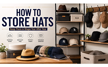 How to Store Hats & Caps Properly: Keep Them in Shape Year After Year 