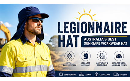 Legionnaire Hats: Why They're Australia’s Best Sun-Safe Workwear Hat