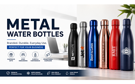 Metal Water Bottles Australia: Branded Drink Bottles With Your Logo
