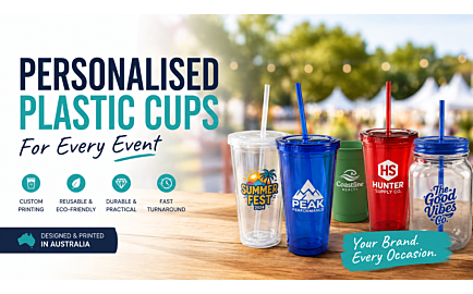 Personalised Plastic Cups: Reusable Branded Cups for Events 