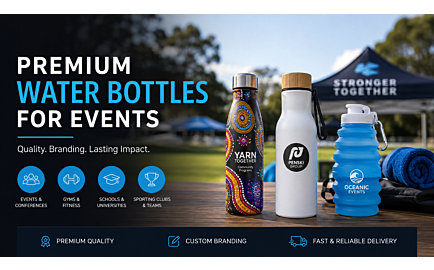 Premium Water Bottles for Gyms, Schools, Clubs & Events 