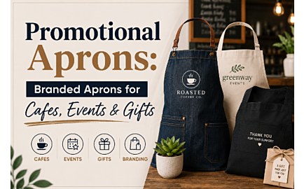 Promotional Aprons: Branded Aprons for Cafes, Events & Gifts