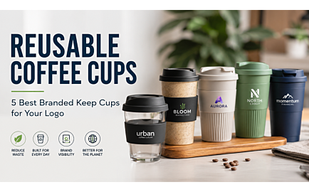 Reusable Coffee Cups: Best Branded Keep Cups for Your Logo 