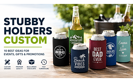 Stubby Holders Custom: 10 Best Ideas for Events, Gifts & Promotions