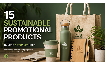 Sustainable Promotional Products: 15 Picks Buyers Feel Good About