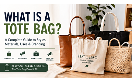 What Is a Tote Bag? Styles, Materials & How Businesses Use Them for Branding 