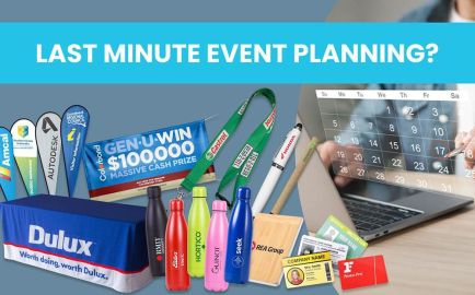 Last Minute Event Planning? Promo Essentials To Keep You On Track