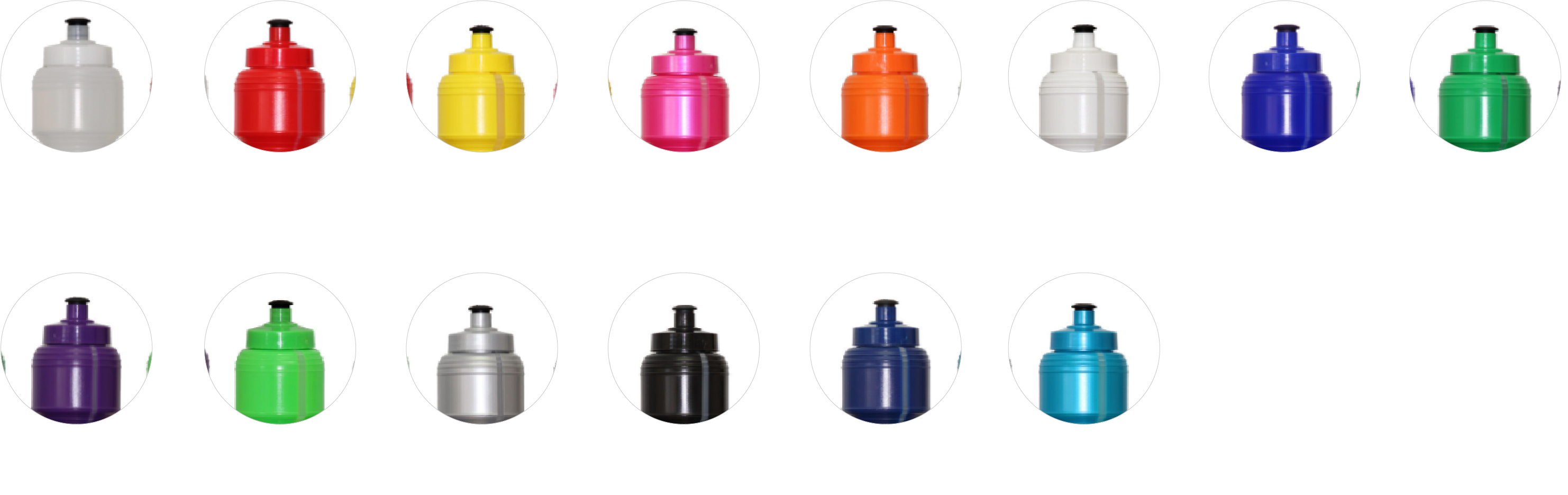 Clear View Drink Bottle Colours