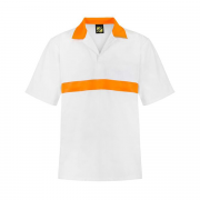 Food Industry Short Sleeve Jac Shirt w/ Chestband.