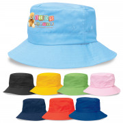 Kids Twill Bucket Hat w/Toggle