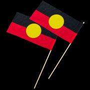 Aboriginal Flag Wavers