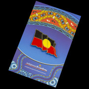 Aboriginal Flag Wave Lapel Pins