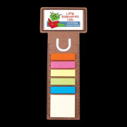 Business Card Bookmark/Ruler w/ Noteflags