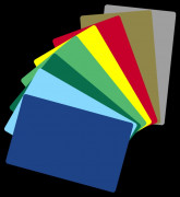 Coloured PVC Cards