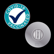 Covid 19 Vaccinated Lapel Pins