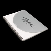 Curve Notepad Large Silver
