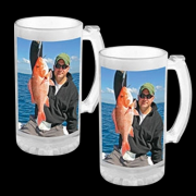 Dye Sublimation Beer Stein Glass