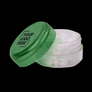 Translucent Mint Jar