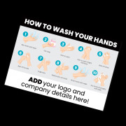 Hand Washing Guide Sign