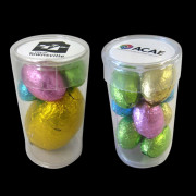 Pet Tube Filled w/ Easter Eggs