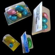 Business Card filled w/ Easter Eggs