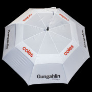 Twin Canopy Umbrellas