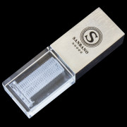 3d Engraved Glass USB Drive