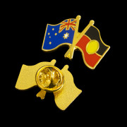 Australian & Aboriginal Flag Pins