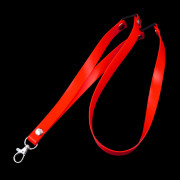Double Safety Clip Silicone Lanyards