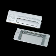 Interchangeable Aluminium Name Badges