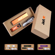 Infinity USB & Power Bank Cardboard Gift Set
