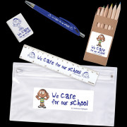 Stationery Set in PVC Pencil Case