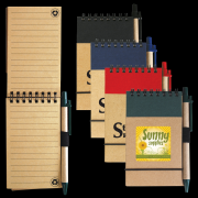 Tradie Cardboard Notebook with Pen