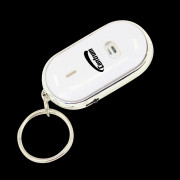 Oval Whistle Key Finder Keychain LED Light