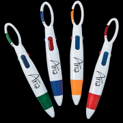 4-Color Carabiner Ballpoint Pen